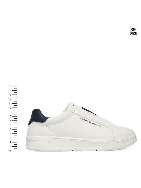 Tommy Hilfiger Tommy Hilfiger Sneakersy Low Cut Sneaker T3X9-34359-1355 S Biela