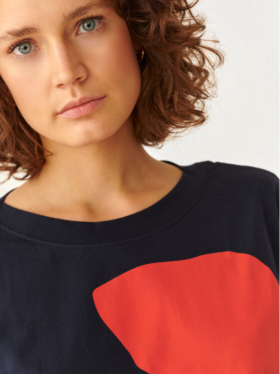 Tatuum Tatuum Блузка Guera T2330.053 Cиній Regular Fit