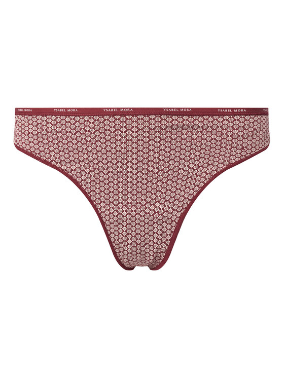 Ysabel Mora Ysabel Mora Stringu komplekts 19007 Bordo