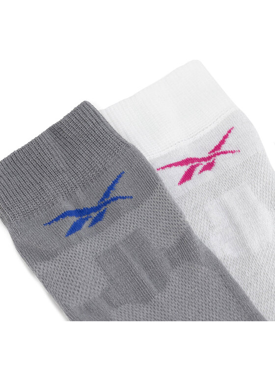 Reebok Reebok Zestaw 2 par niskich skarpet unisex R0403-SS24 (2-pack) Biały