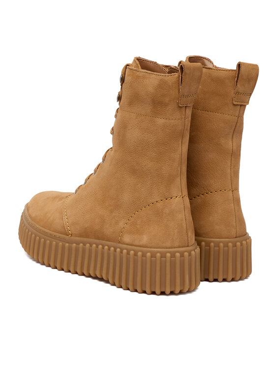 Clarks Clarks Šnurovacia obuv Torhill Style 26182917 Hnedá