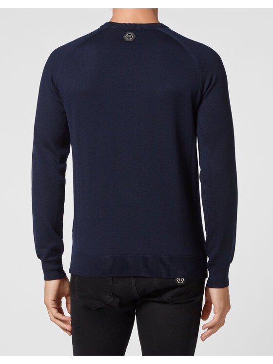 PHILIPP PLEIN PHILIPP PLEIN Longsleeve 2751 Blu scuro Regular Fit