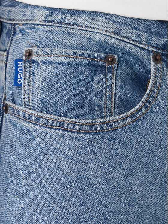 HUGO HUGO Jeansy Ash 50551895 Modrá Slim Fit