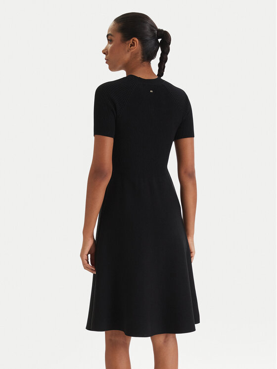 Armani Exchange Armani Exchange Kootud kleit XW001885 AF10352 Must Regular Fit