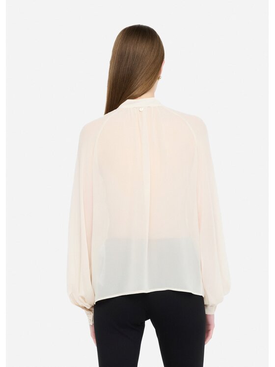 Liu Jo Liu Jo Blusa CF5303TS869X0726 Bianco Loose Fit