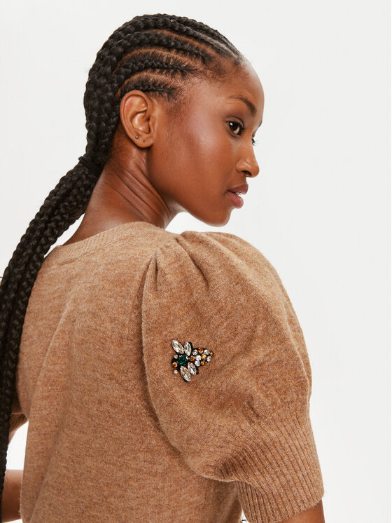 Munthe Munthe Maglione Obtain 242160024270 Beige Slim Fit