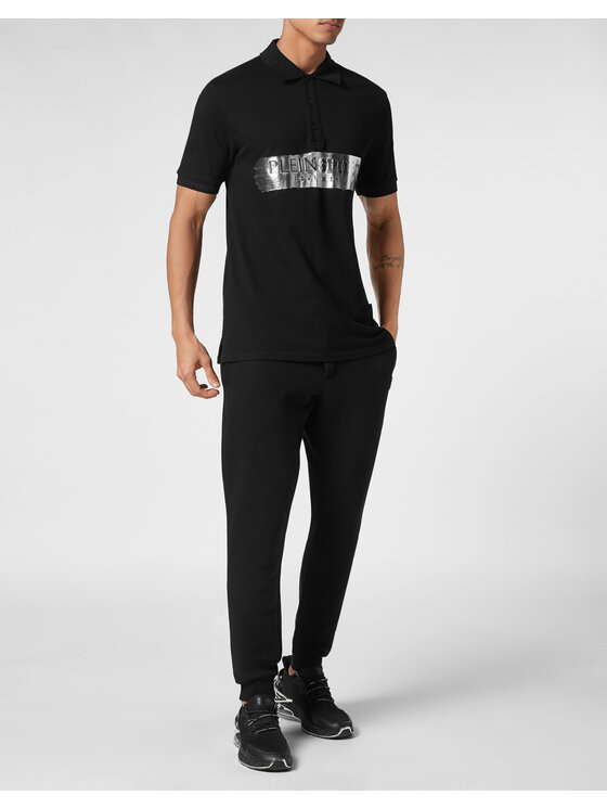 Plein Sport Plein Sport Polo 687 Czarny Slim Fit