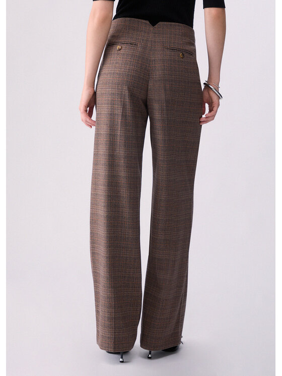 Liu Jo Liu Jo Pantalone da abito WF6214T733AL9175 Marrone Regular Fit