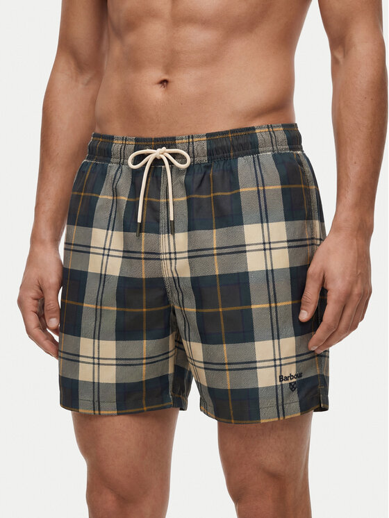 Barbour Barbour Plavecké šortky Staple MSW0065TN51 Zelená Regular Fit