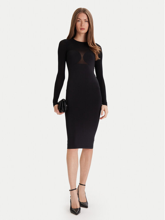 Wolford Wolford Rochie cocktail Bustier 57200 Negru Slim Fit