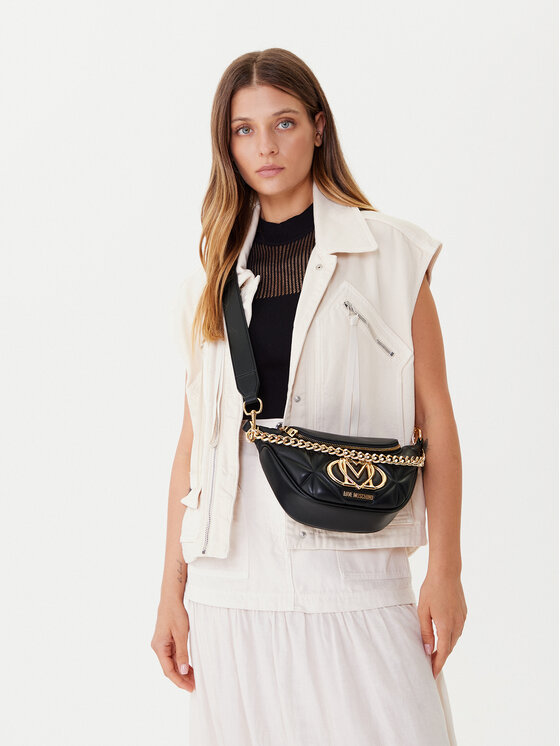 モコ LOVE MOSCHINO Saszetka nerka JC4187PP0NLC0000 Czarny | Modivo.pl