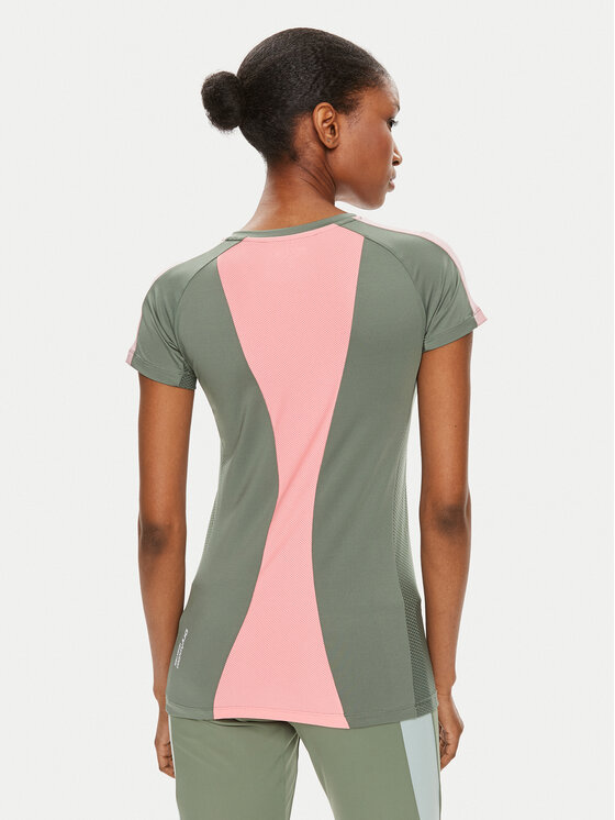 CMP CMP Maglietta tecnica 32C6236 Verde Slim Fit