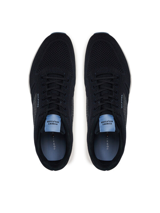 Tommy Hilfiger Tommy Hilfiger Sneakersy Modern Comfort Run Knit FM0FM05524 Granatowy