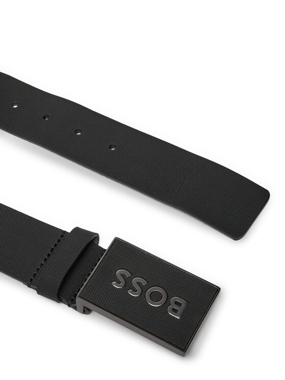 BOSS Boss Чоловічий ремінь Icon S1 50471333 Чорний