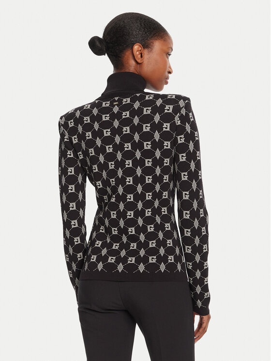 Gaudi Gaudi Rollkragenpullover 521FD53026 Schwarz Regular Fit