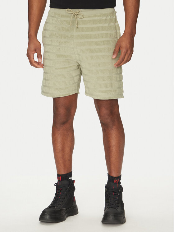 HUGO HUGO Pantaloni scurți sport Dutowel 50535289 Verde Relaxed Fit
