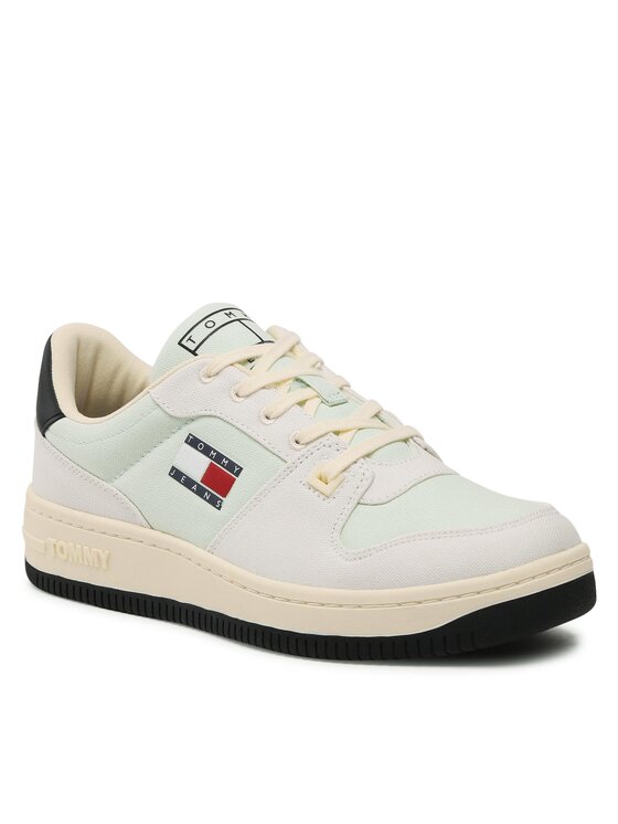 Tommy Jeans Tommy Jeans Снікерcи Basket Canvas EM0EM01163 Зелений