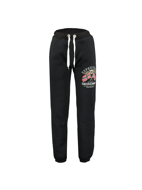 Geographical Norway Geographical Norway Spodnie dresowe WU8138-GNO-BLACK Czarny Regular Fit