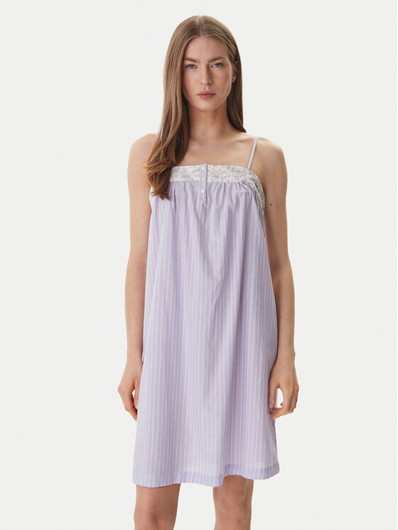 LAUREN RALPH LAUREN LAUREN RALPH LAUREN Noční košile ILN22497 Fialová Regular Fit