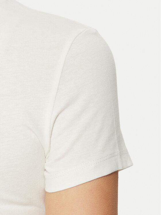 Tommy Jeans Tommy Jeans T-Shirt Linear DW0DW18398 Biały Slim Fit