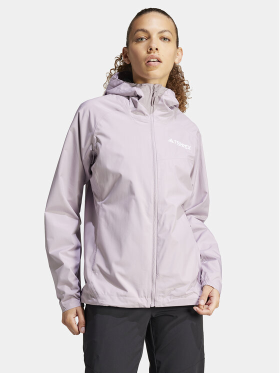 Adidas Outdoor Jakna Terrex Multi 2L RAIN.RDY IP1485 Ljubičasta Regular Fit