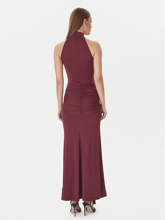 Bardot Bardot Večerní šaty Isadora 60102DB Bordó Regular Fit