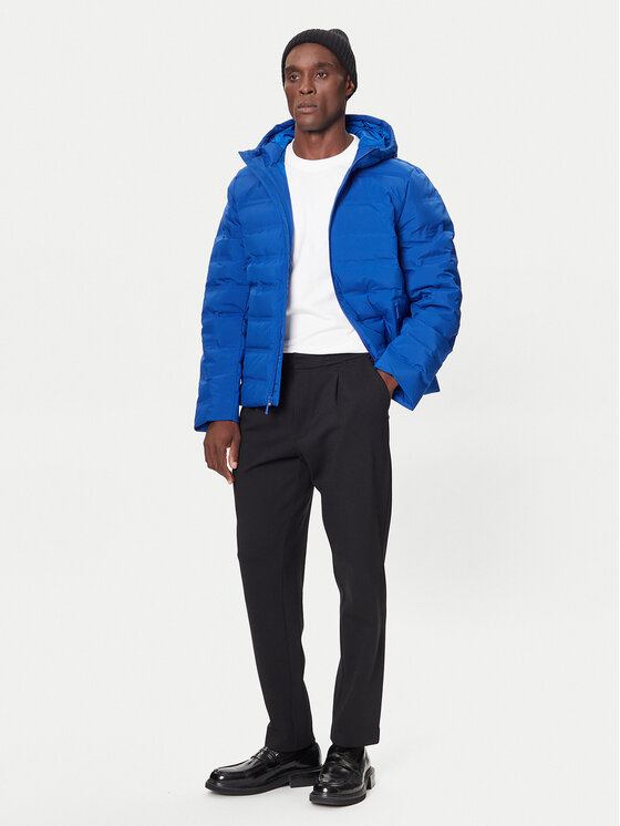 Calvin Klein Calvin Klein Vatovaná bunda LV04LD521G Modrá Regular Fit