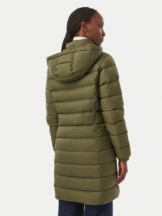 Tommy Jeans Tommy Jeans Μπουφάν πουπουλένιο Essential DW0DW18864 Σκούρο πράσινο Slim Fit