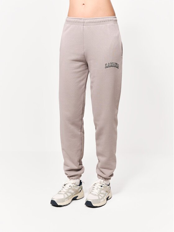 La Mania La Mania Spodnie dresowe FLAME Szary Basic Fit