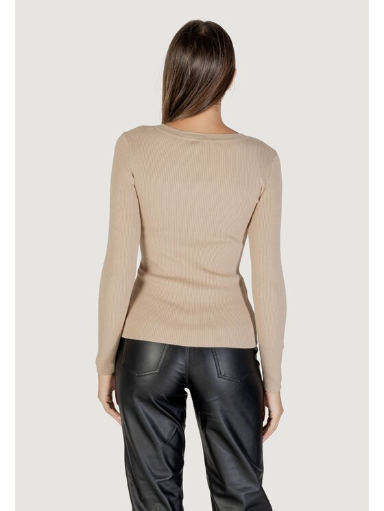 Morgan De Toi Morgan De Toi Maglione 201-MBANBI.N Beige Casual Fit