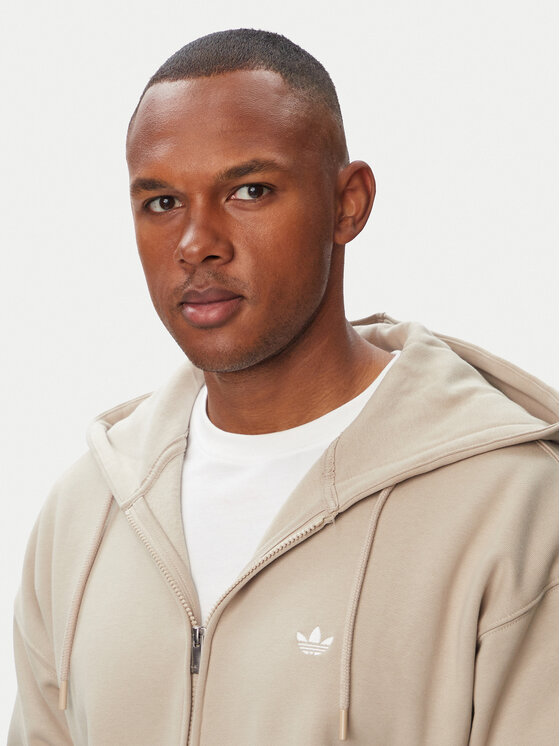 adidas adidas Hanorac Trefoil Essentials KS9814 Bej Loose Fit