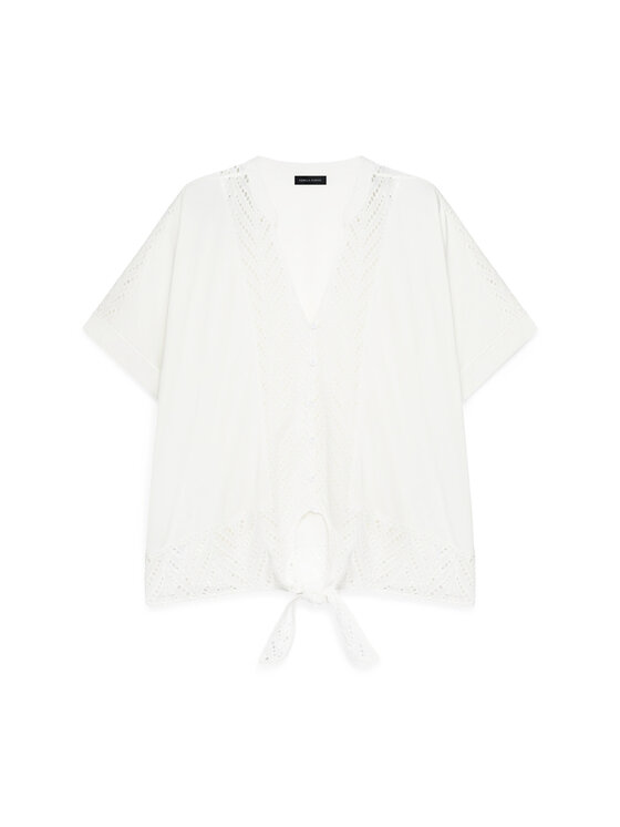 Fiorella Rubino Fiorella Rubino Camicia 5011L000174N0S1 Bianco Boxy Fit