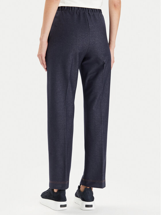 Weekend Max Mara Weekend Max Mara Szövet nadrág Ballata 2416781108 Sötétkék Regular Fit