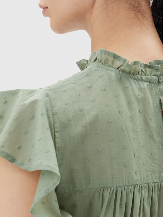 ONLY ONLY Bluză Katti 15337637 Verde Regular Fit