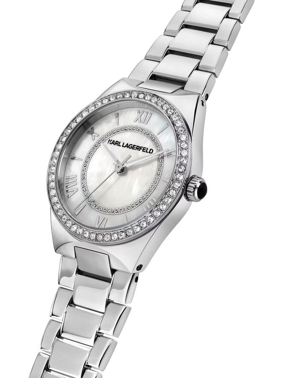 KARL LAGERFELD KARL LAGERFELD Hodinky R0553105506 Strieborná