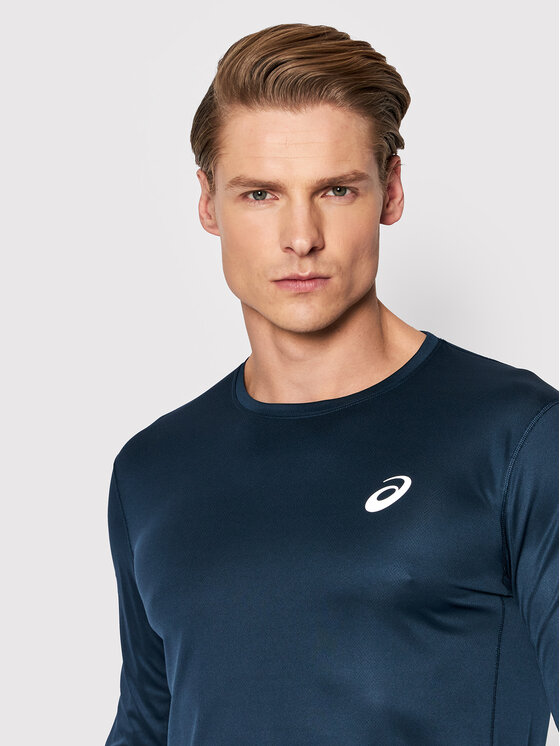 Asics Asics Marškinėliai ilgomis rankovėmis Core Ls 2011C340 Tamsiai mėlyna Regular Fit