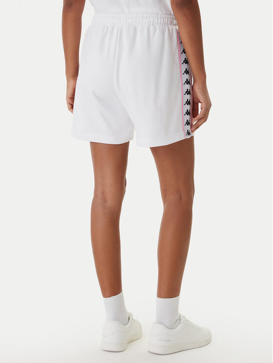 Kappa Kappa Szorty sportowe Banda Ivissa 361R6NW Biały Regular Fit