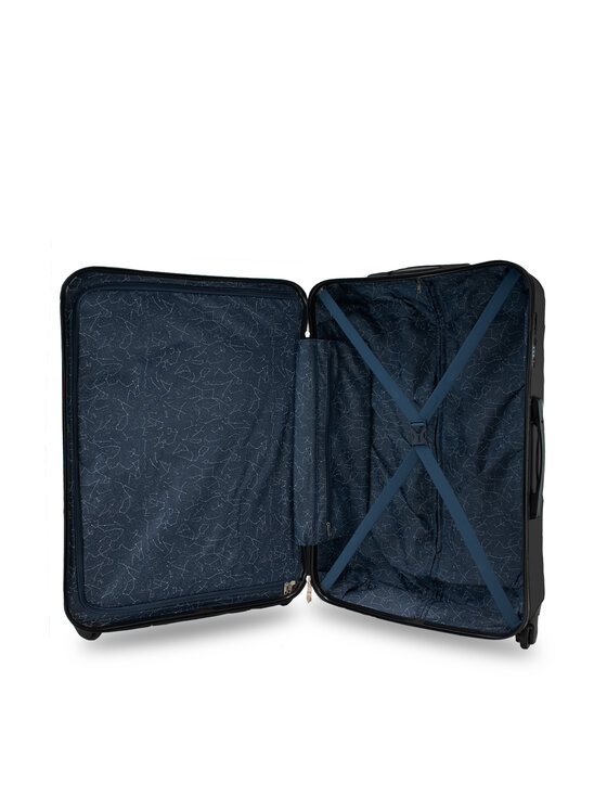 Semi Line Semi Line Μεγάλη Βαλίτσα T5798-3 Μαύρο