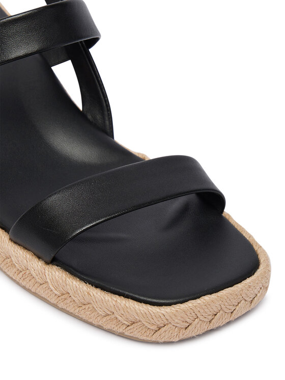 Calvin Klein Calvin Klein Sandále Block Heel Espa 50 Slingb Lth HW0HW02903 Čierna
