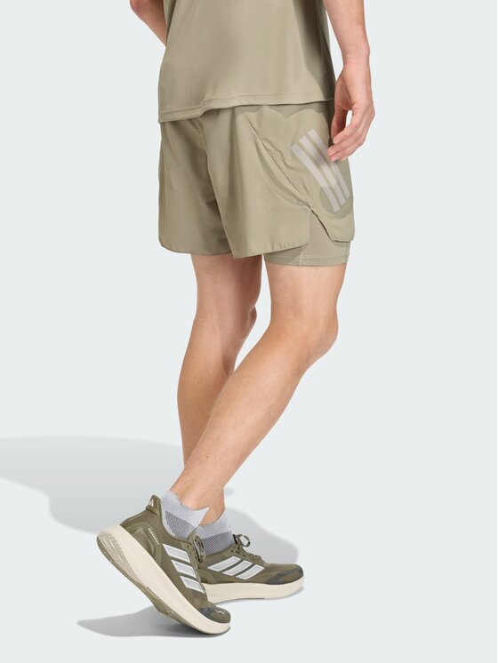 adidas adidas Szorty sportowe 158763 Brązowy Regular Fit
