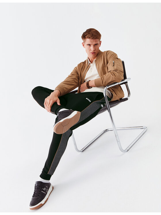 BOSS Boss Melegítő alsó 50491283 Fekete Regular Fit
