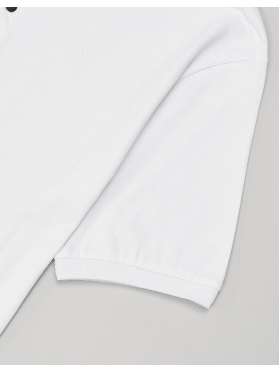 Borgio Borgio Polo matteo Biały Classic Fit