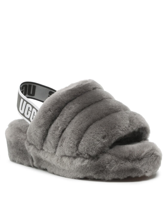 Ugg Ugg Čības W Fluff Yeah Slide 1095119 Pelēks