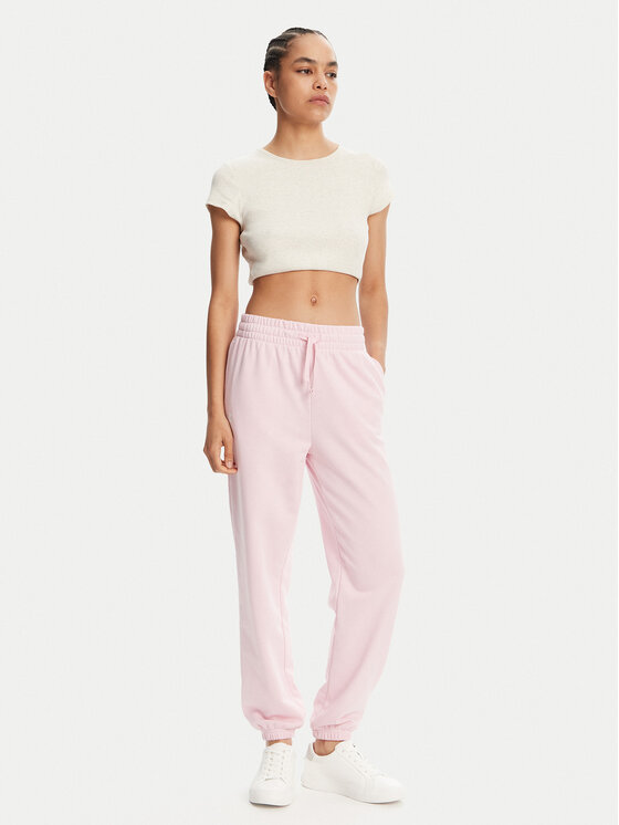 Under Armour Under Armour Παντελόνι φόρμας Ua Rival 1382735 Ροζ Loose Fit