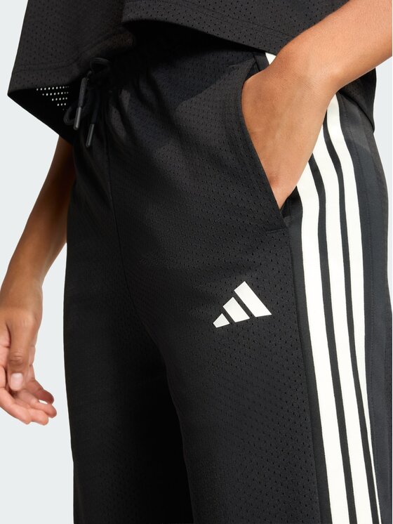 adidas adidas Spodnie dresowe STADIUM MESH Czarny Regular Fit