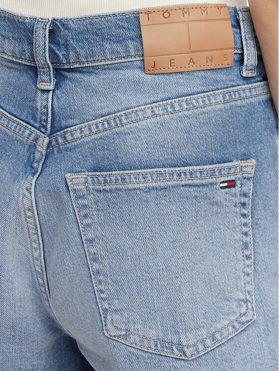 Tommy Jeans Tommy Jeans Pantaloni scurți de blugi Colour-Blocked Coin DW0DW22692 Albastru deschis Regular Fit