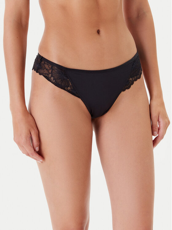 Hunkemöller Hunkemöller Siaurikės Stormi 301620 Juoda