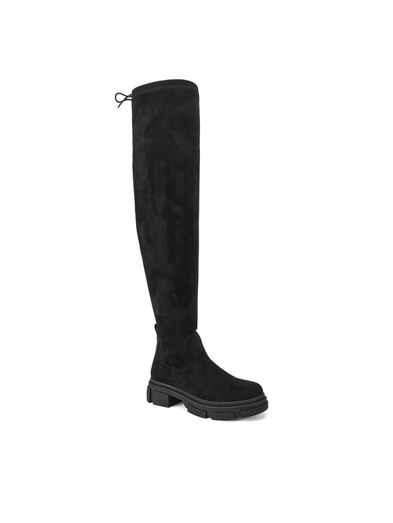 DeeZee DeeZee Μπότες πάνω από το γόνατο WS0902-01 Μαύρο