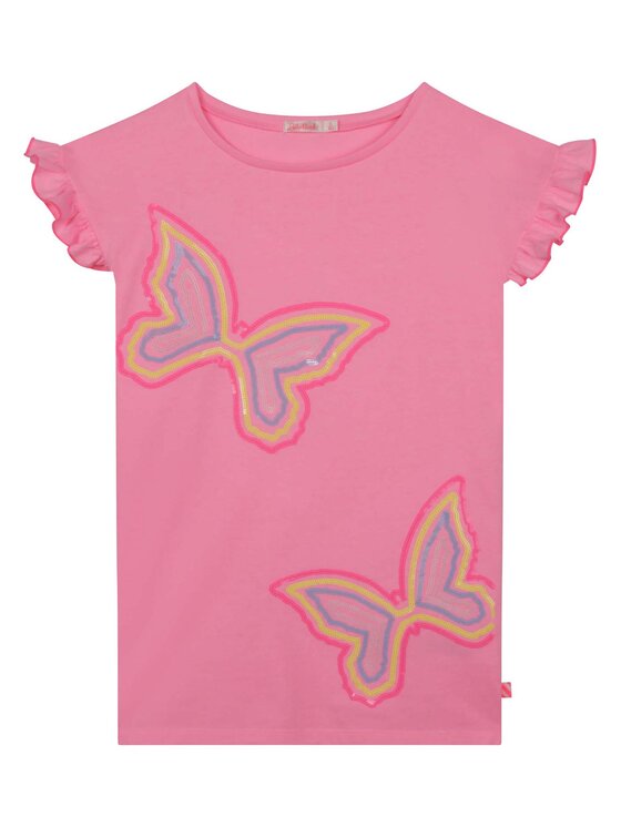 Billieblush Rochie tricotată U12832 Roz Regular Fit