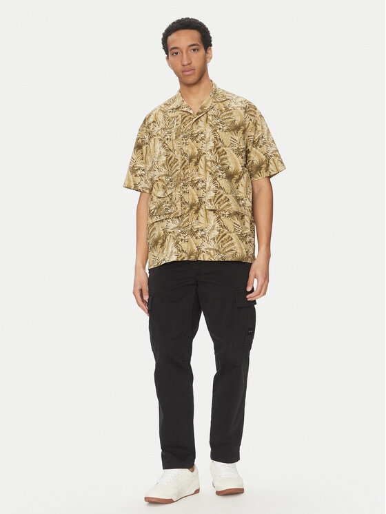 Alpha Industries Alpha Industries Košulja Honolulu Safari 156139 Zelena Loose Fit